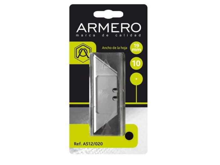 Лезвие трапеция Armero A512/020 19 мм (10 шт.)