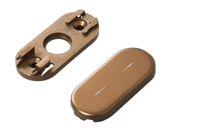 Заглушка-розетка для пластиковых окон Rotoline тём. бронза